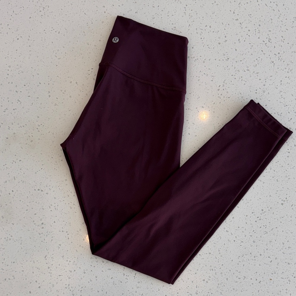 Lululemon Wander Train High-Rise Tight - Dark Purple - Size 6